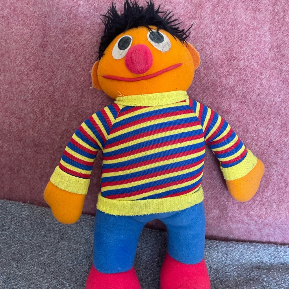 Sesame Street Striped Plush Ernie